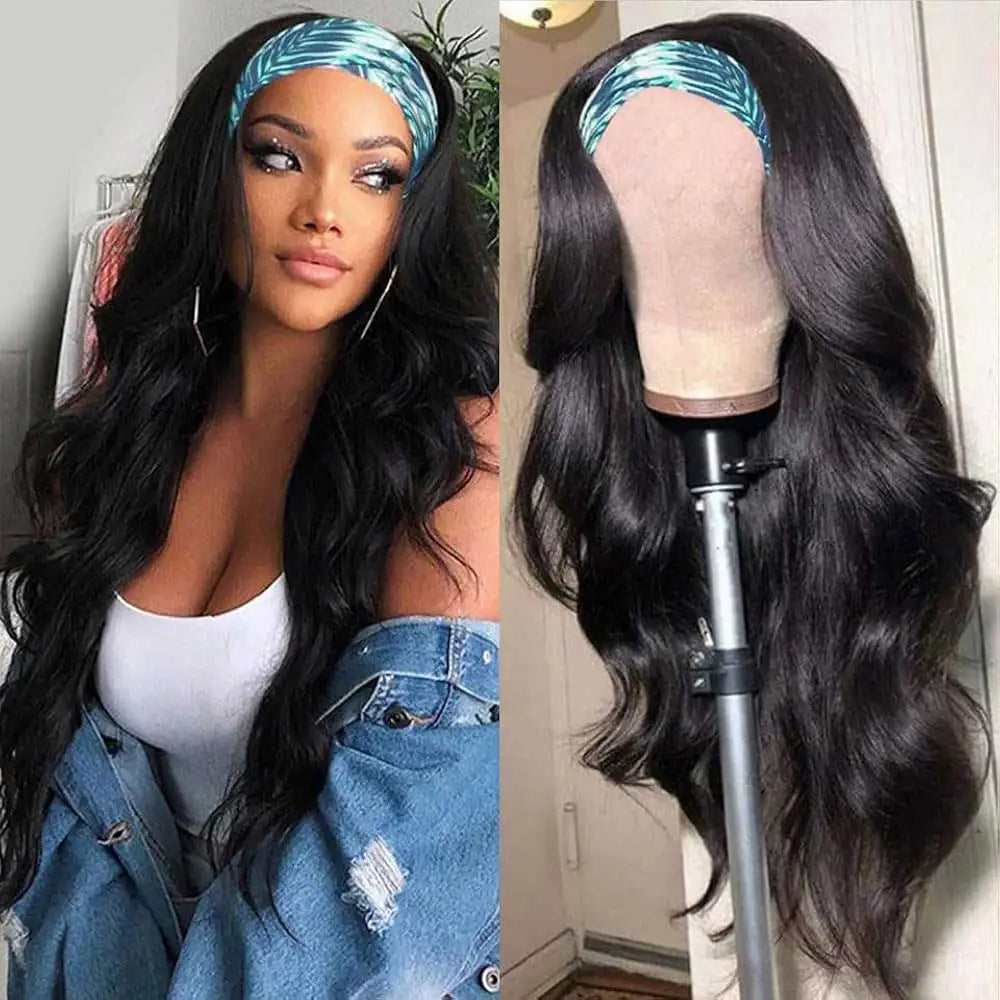 26 Inch Headband Wig Human Hair Body Wave Wig 200% Density Remy Human Hair Wigs For Black Women Brazilian Ready To Wear Wig